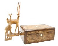 Lot 314 - A Victorian walnut and mahogany crossbanded writing slope