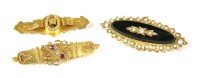 Lot 46 - Three Victorian brooches