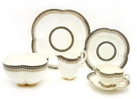 Lot 299 - A late Victorian Coalport 51 piece tea set