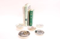 Lot 364 - A collection of fifteen 19th century Prattware pot lids