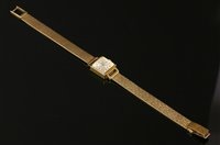 Lot 236 - A ladies' gold Certina mechanical watch