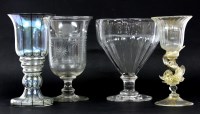 Lot 408 - A Facon de venise style glass