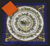 Lot 473A - An Hermés silk scarf