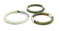 Lot 187A - A Chinese jade bangle