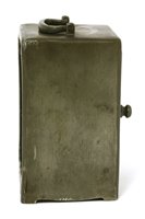 Lot 49 - A Liberty & Co pewter and enamel desk clock