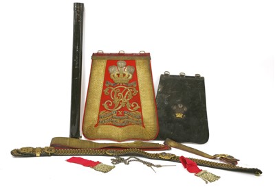 Lot 167 - Victorian military uniform accessories