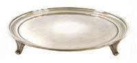 Lot 102 - A modern silver salver