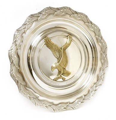 Lot 117 - A large modern silver plaque