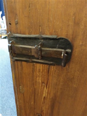 Lot 698 - An Austrian painted pine wardrobe