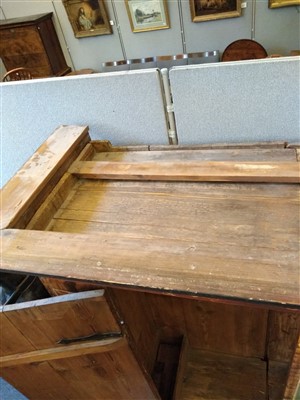 Lot 698 - An Austrian painted pine wardrobe