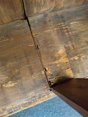 Lot 698 - An Austrian painted pine wardrobe