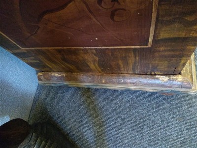 Lot 698 - An Austrian painted pine wardrobe