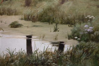 Lot 406 - Emile Claus (Belgian, 1849-1924)