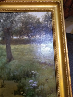 Lot 406 - Emile Claus (Belgian, 1849-1924)