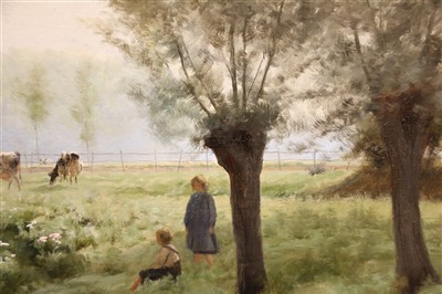 Lot 406 - Emile Claus (Belgian, 1849-1924)