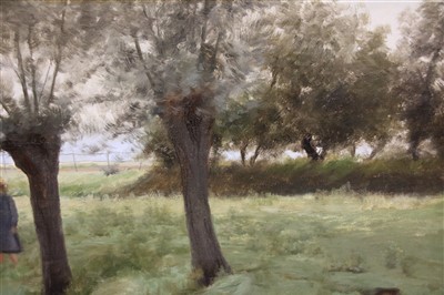 Lot 406 - Emile Claus (Belgian, 1849-1924)