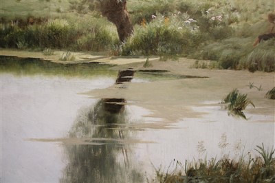 Lot 406 - Emile Claus (Belgian, 1849-1924)