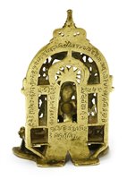 Lot 11 - An Indian copper-alloy Jainism tirthankara shrine