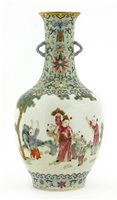 Lot 127 - A Chinese famille rose vase