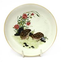 Lot 379 - A Chinese famille rose saucer