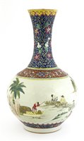 Lot 108 - A Chinese famille rose vase
