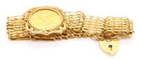 Lot 68 - 1968 sovereign gate bracelet
