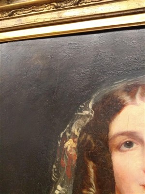 Lot 428 - Richard Rothwell RHA (Irish, 1800-1868)