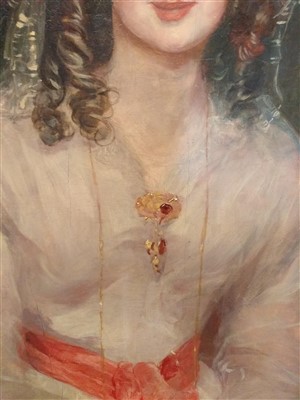 Lot 428 - Richard Rothwell RHA (Irish, 1800-1868)