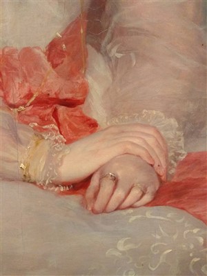 Lot 428 - Richard Rothwell RHA (Irish, 1800-1868)
