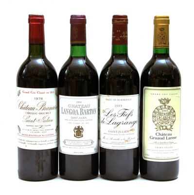 Lot 254 - Assorted Saint-Julien: Ch Branaire-Ducru, Les Fiefs de Lagrange, Ch Gruard Larose, Ch Langoa Barton