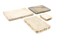 Lot 129 - A Victorian silver card case