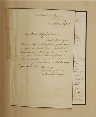 Lot 258 - Sir Thomas & Lady Cullum: Large AUTOGRAPH ALBUM