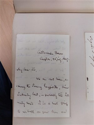 Lot 258 - Sir Thomas & Lady Cullum: Large AUTOGRAPH ALBUM
