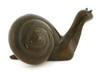 Lot 507 - A bronze water dropper