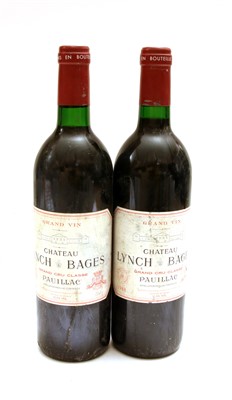 Lot 208 - Château Lynch-Bages, Pauillac, 5th growth, 1988, two bottles