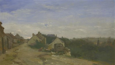 Lot 410 - Adolphe-Felix Cals (French, 1810-1880)