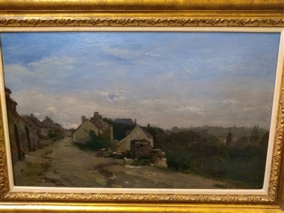 Lot 410 - Adolphe-Felix Cals (French, 1810-1880)