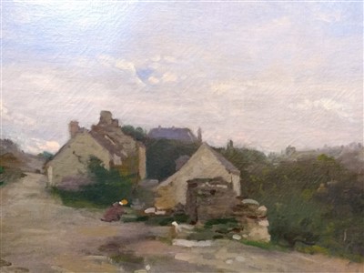 Lot 410 - Adolphe-Felix Cals (French, 1810-1880)