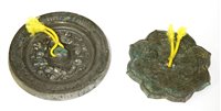 Lot 412 - Two Chinese bronze mirrors