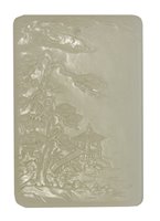 Lot 155 - A Chinese jade plaque