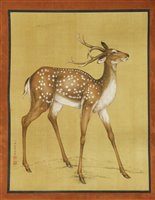 Lot 303 - A Chinese gouache painting