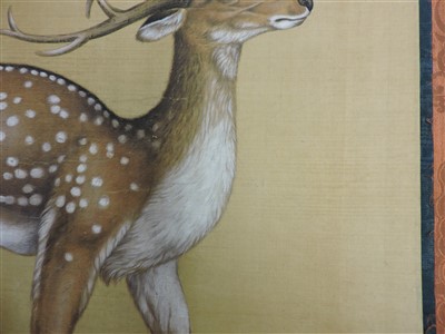 Lot 303 - A Chinese gouache painting