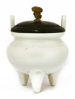 Lot 273 - A Chinese blanc de Chine incense burner