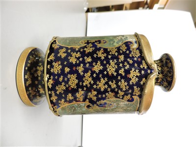 Lot 334 - A Japanese Kinkozan Satsuma vase