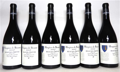 Lot 220 - Hospices de Beaune, Beaune-Grèves, Cuvée Pierre Floquet, 2007, six bottles (boxed)