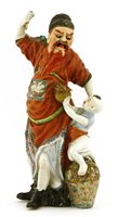 Lot 134 - A Chinese famille rose group