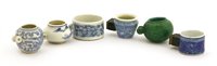 Lot 120 - Six Chinese porcelain bird feeders