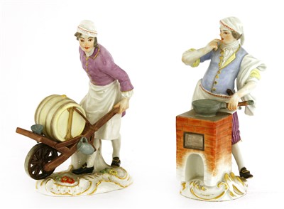 Lot 257 - A Meissen porcelain figure