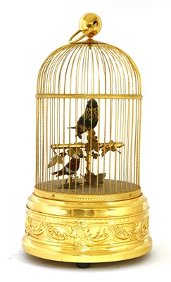 Lot 151 - A Reuge musical birdcage automaton