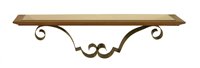 Lot 325 - A mirrored wall shelf